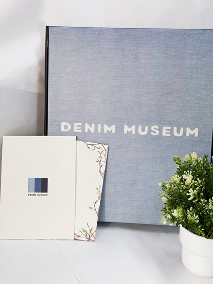 Denim Museum Gift Packaging Box and Exquisite Card for Unisex