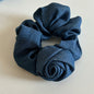 Trendy Denim Rose Hair Clip - Minimalist Elegant Style for Every Occasion for Women