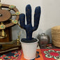 Trendy Denim Cactus Decor with Embroidered Cactus Design - Playful, Quirky Design for Unisex, Soft, Durable, Eco-Friendly for Home Decor, Boho-Inspired Interiors, and Creative Displays for Unisex