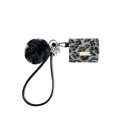 Original Leopard Print Earphone Case - Stylish, Portable and Compact Style for Everyday Carry for Unisex