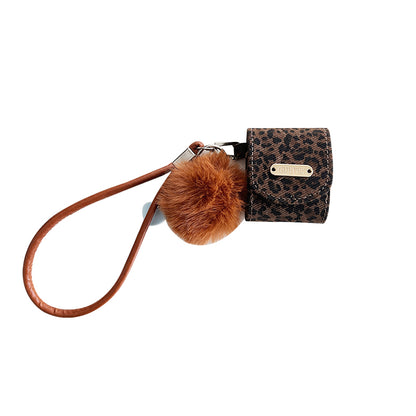 Original Leopard Print Earphone Case - Stylish, Portable and Compact Style for Everyday Carry for Unisex